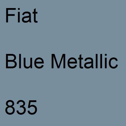 Fiat, Blue Metallic, 835.